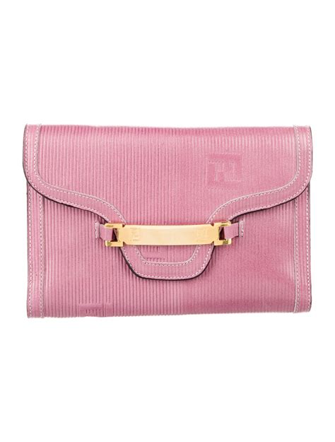 fendi hot pink wallet|fendi wallet vintage.